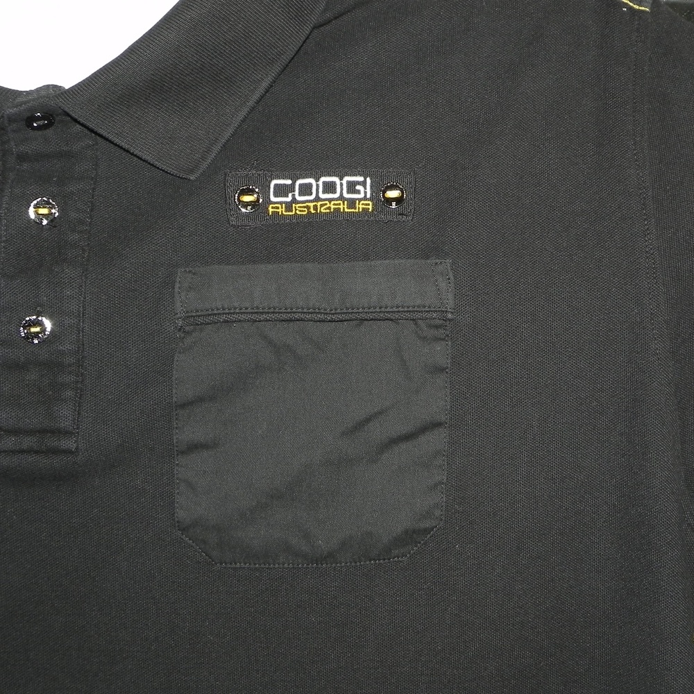 COOGI Australia black / yellow polo Size 4XL - Picture 4 of 8